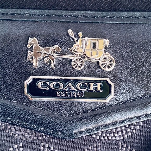 Coach wallet black dotted - Picture 5 of 7